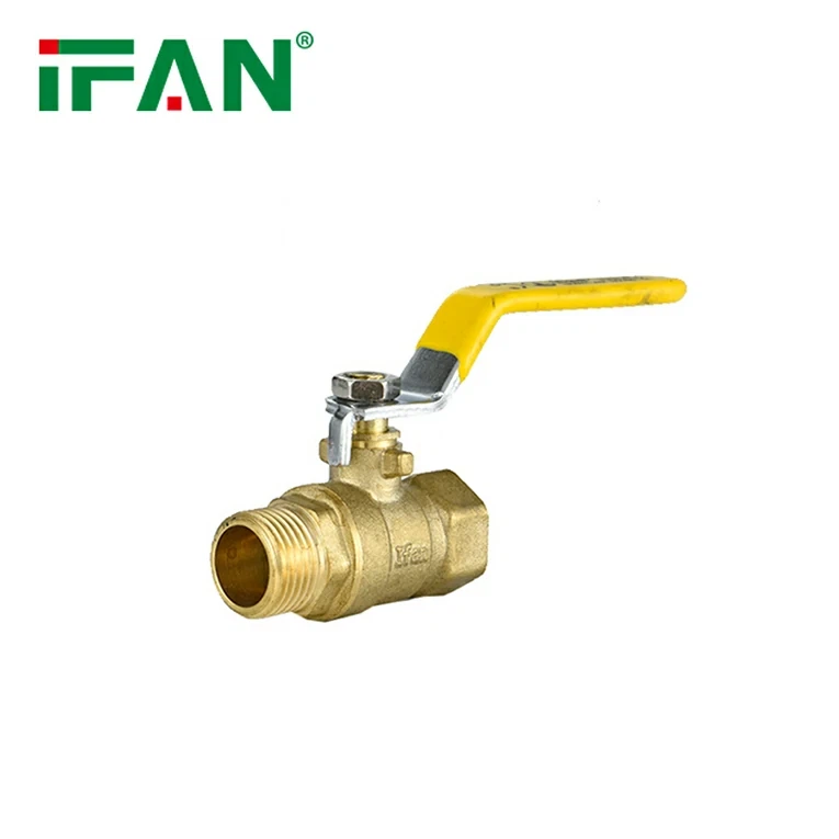 Lange håndtak messingkuleventiler